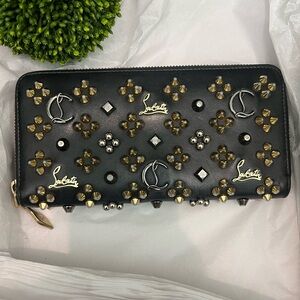 Authentic Christian Louboutin leather wallet